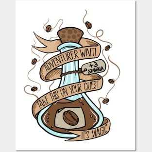 Magic Coffee Potion Posters and Art